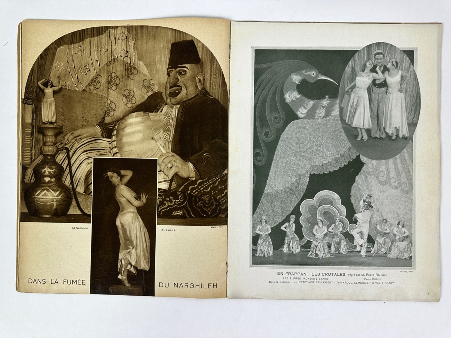 Just Added - Vintage 1930 French Parisian Folies Bergere Cabaret Souvenir Program (Contains Nudity) [Photo 9]