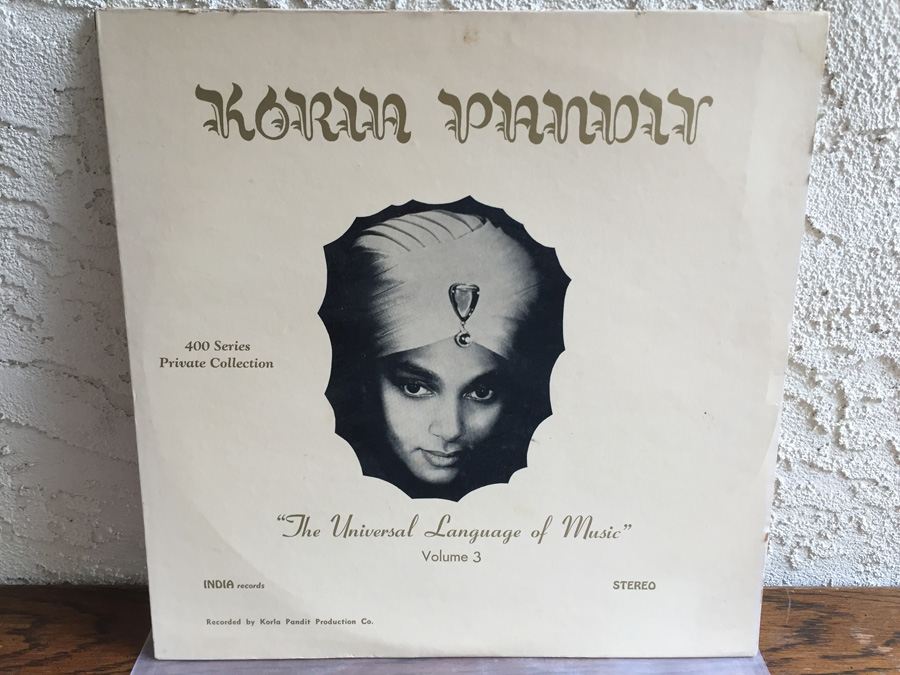 Korla Pandit ‎– The Universal Language Of Music, Volume 3 - India Records (5) ‎– 500 Series - SIGNED