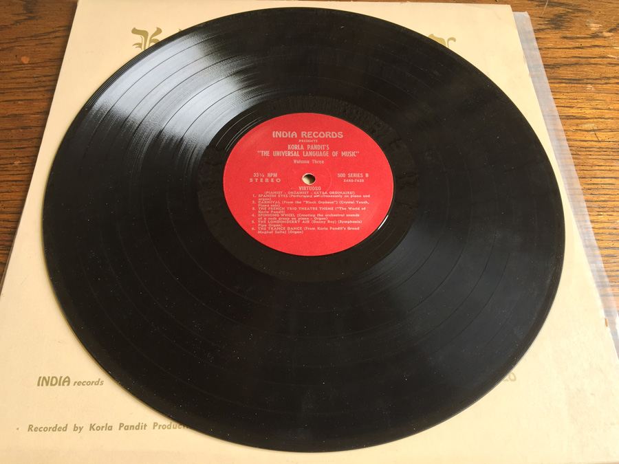 Korla Pandit ‎– The Universal Language Of Music, Volume 3 - India Records (5) ‎– 500 Series - SIGNED [Photo 6]