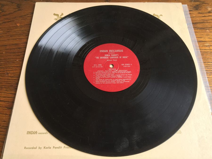 Korla Pandit ‎– The Universal Language Of Music, Volume 3 - India Records (5) ‎– 500 Series - SIGNED [Photo 4]