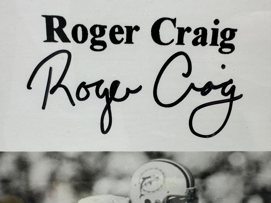 Just Added - Signed Jose Cuervo Margarita Bowl VI Jan 24, 1988 Poster Signed By Tony Dorsett, Floyd Little, Jim Kirck, Conrad Dobler, Roger Craig, Kim Bokamper & Mark Bavaro 31 X 25 [Photo 9]