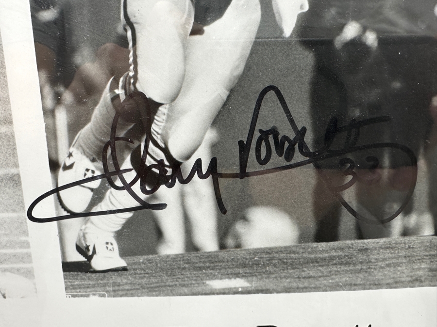 Just Added - Signed Jose Cuervo Margarita Bowl VI Jan 24, 1988 Poster Signed By Tony Dorsett, Floyd Little, Jim Kirck, Conrad Dobler, Roger Craig, Kim Bokamper & Mark Bavaro 31 X 25 [Photo 3]