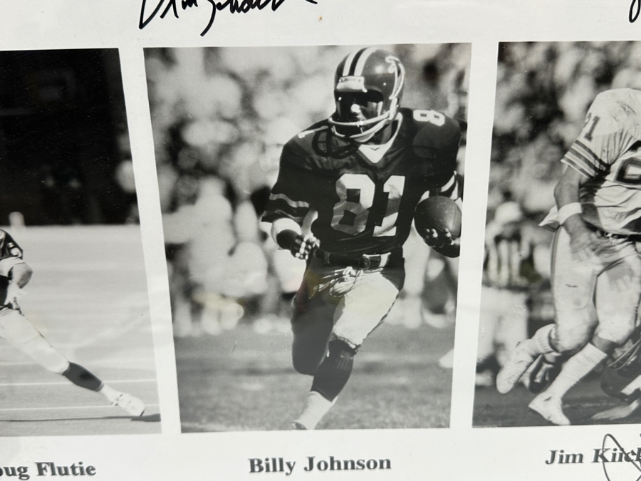 Just Added - Signed Jose Cuervo Margarita Bowl VI Jan 24, 1988 Poster Signed By Tony Dorsett, Floyd Little, Jim Kirck, Conrad Dobler, Roger Craig, Kim Bokamper & Mark Bavaro 31 X 25 [Photo 16]