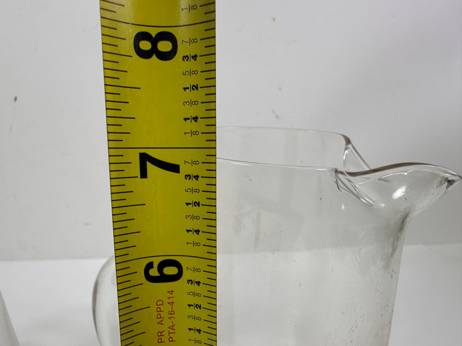 Just Added - Pair Of Johnnie Walker Black Label Old Scotch Whisky Advertising Glass Pitchers 7H [Photo 4]