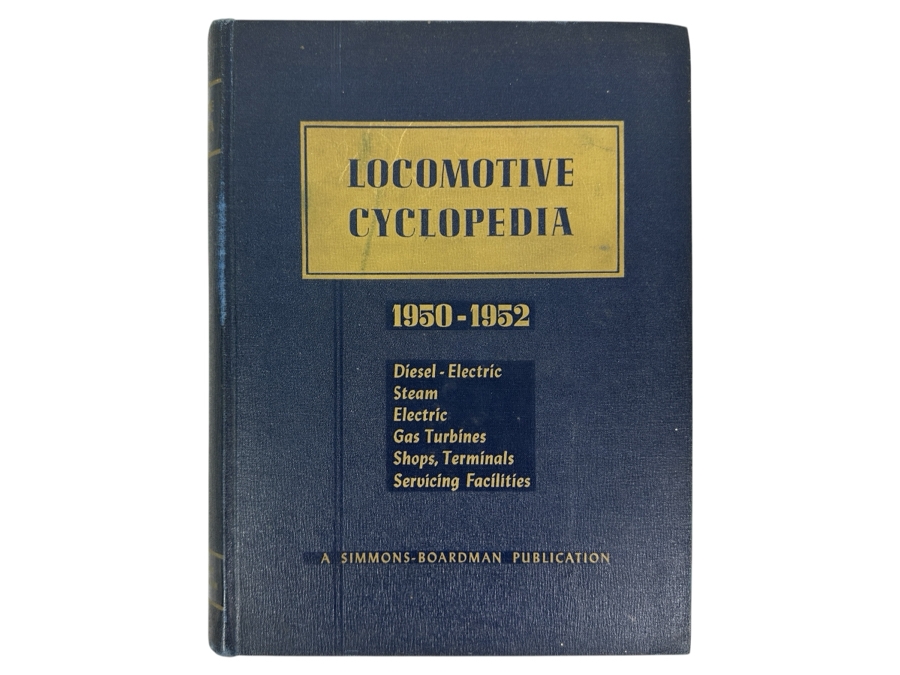 Just Added - Vintage 1950-1952 Locomotive Cyclopedia Hardcover Book