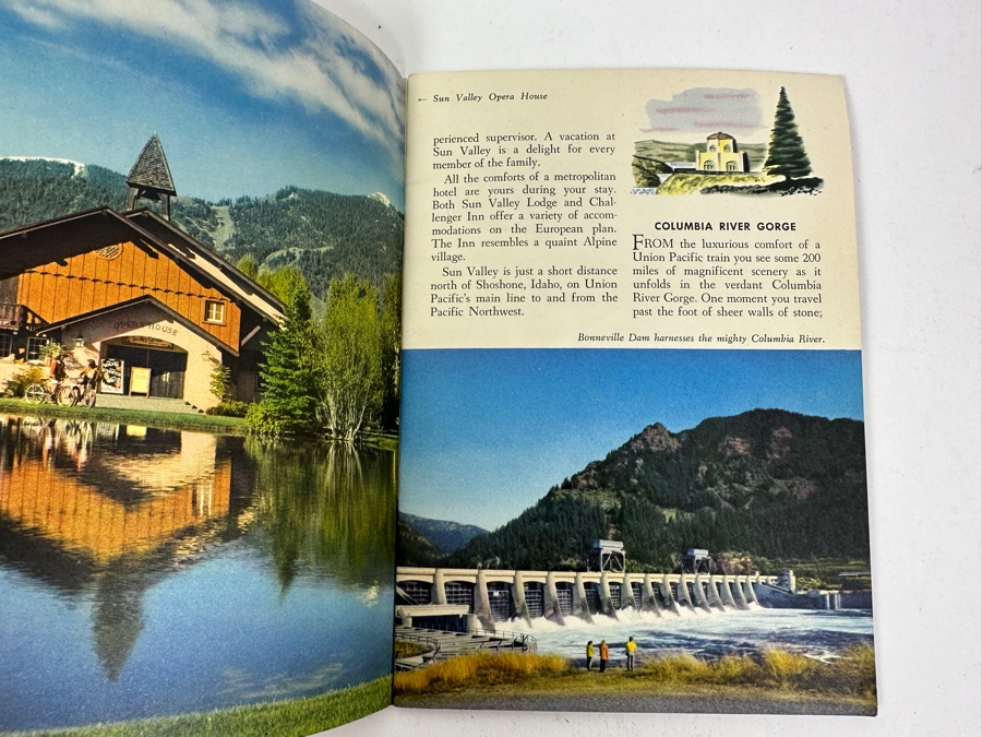 Just Added - Vintage 1953 Union Pacific Railroad Pacific Northwest And Alaska Travel Brochure [Photo 8]