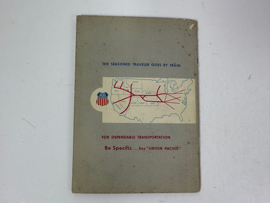 Just Added - Vintage 1953 Union Pacific Railroad Pacific Northwest And Alaska Travel Brochure [Photo 6]