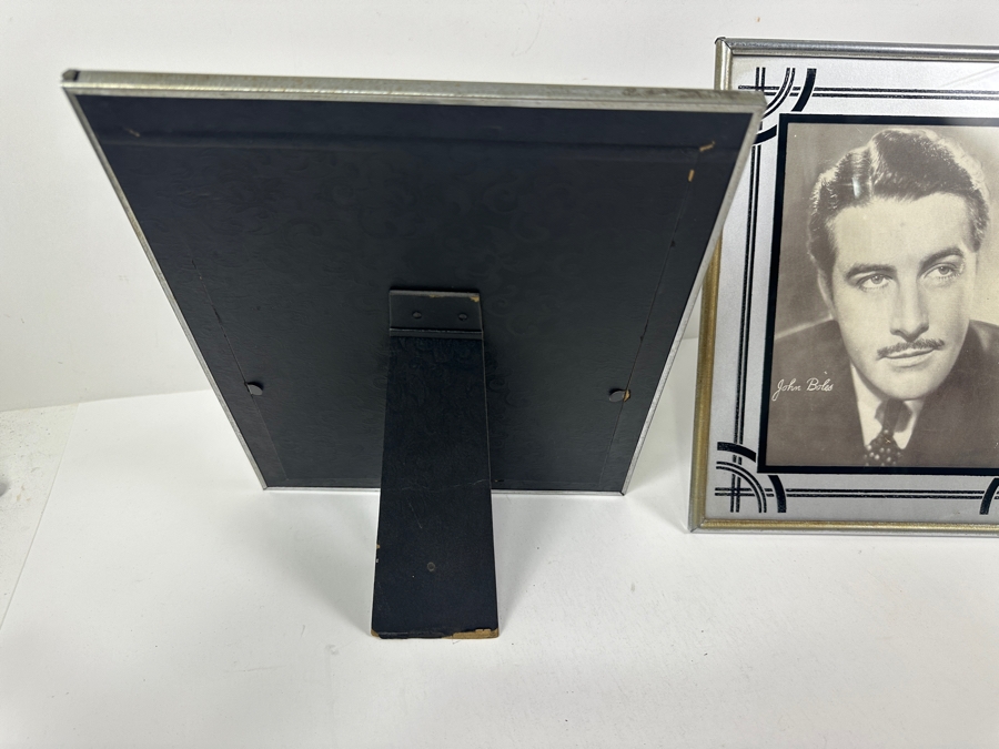 Just Added - Pair Of Art Deco Picture Frames 9 X 11 With Prints Of Katherine Hepburn And John Boles [Photo 8]
