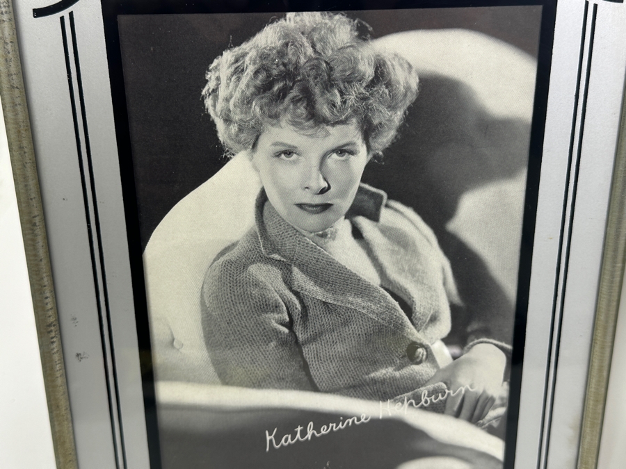 Just Added - Pair Of Art Deco Picture Frames 9 X 11 With Prints Of Katherine Hepburn And John Boles [Photo 3]