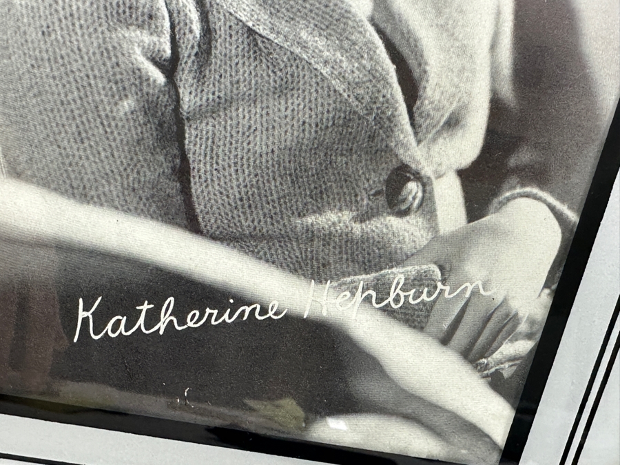 Just Added - Pair Of Art Deco Picture Frames 9 X 11 With Prints Of Katherine Hepburn And John Boles [Photo 4]