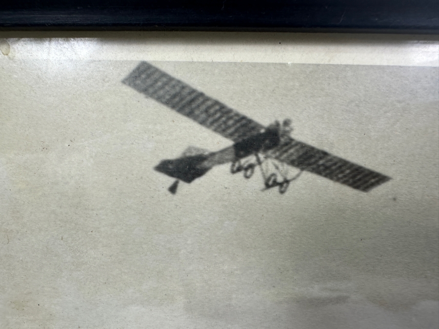 Just Added - Original Panoramic Photograph Of The 1911 Chicago International Aviation Meet Air Show Held At Grant Park In Chicago, Illinois Framed 24 X 9 [Photo 5]