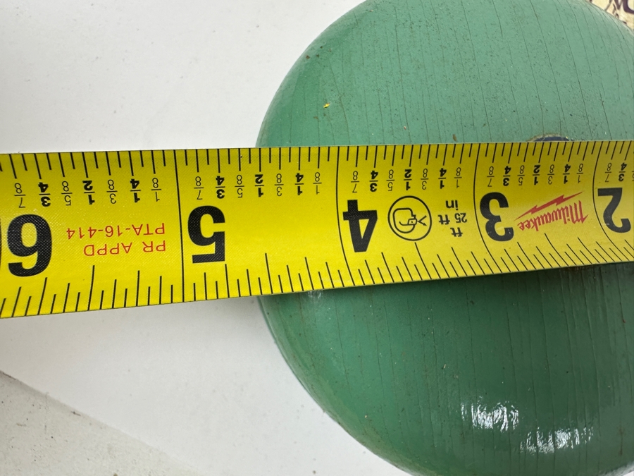 Just Added - Original Oversized Wooden Duncan Yo-Yo YoYo 4.5'W With Six New Old Stock Duncan Egyptian Fibre Yo-Yo Strings [Photo 13]