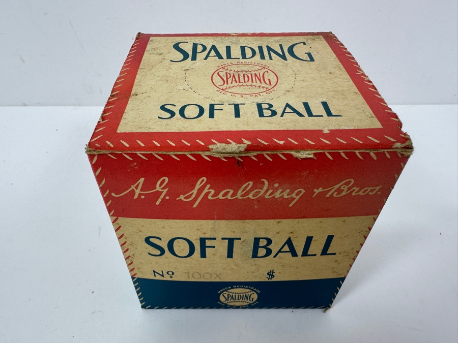Just Added - New Old Stock Spalding Soft Ball In Original Box [Photo 2]