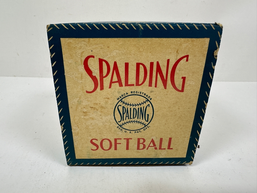 Just Added - New Old Stock Spalding Soft Ball In Original Box [Photo 7]