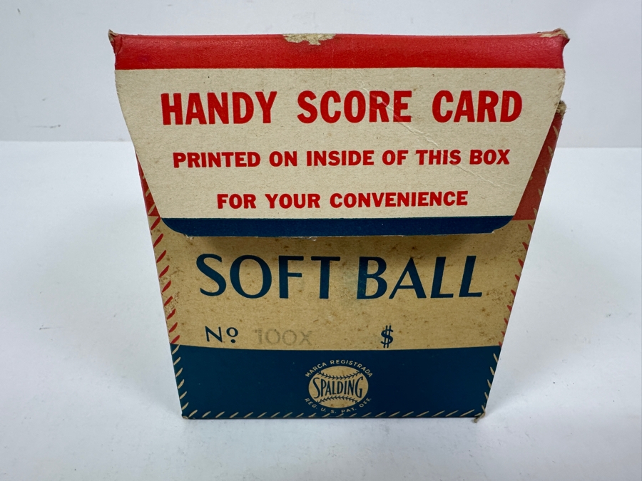 Just Added - New Old Stock Spalding Soft Ball In Original Box [Photo 4]