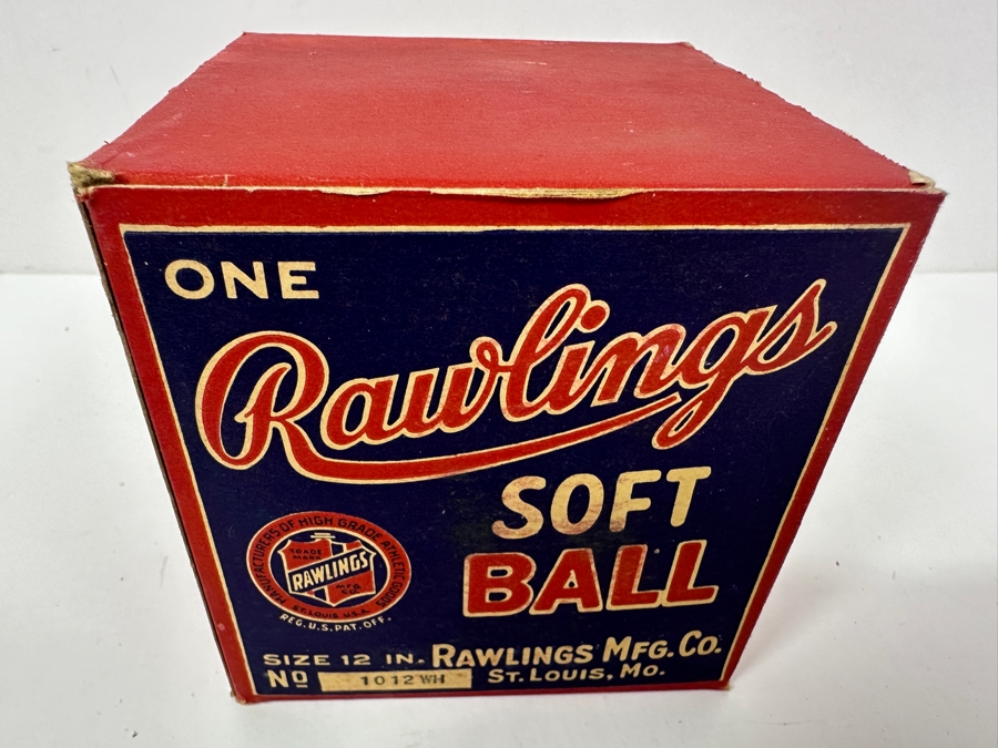 Just Added - New Old Stock Rawlings Soft Ball With Original Box [Photo 2]