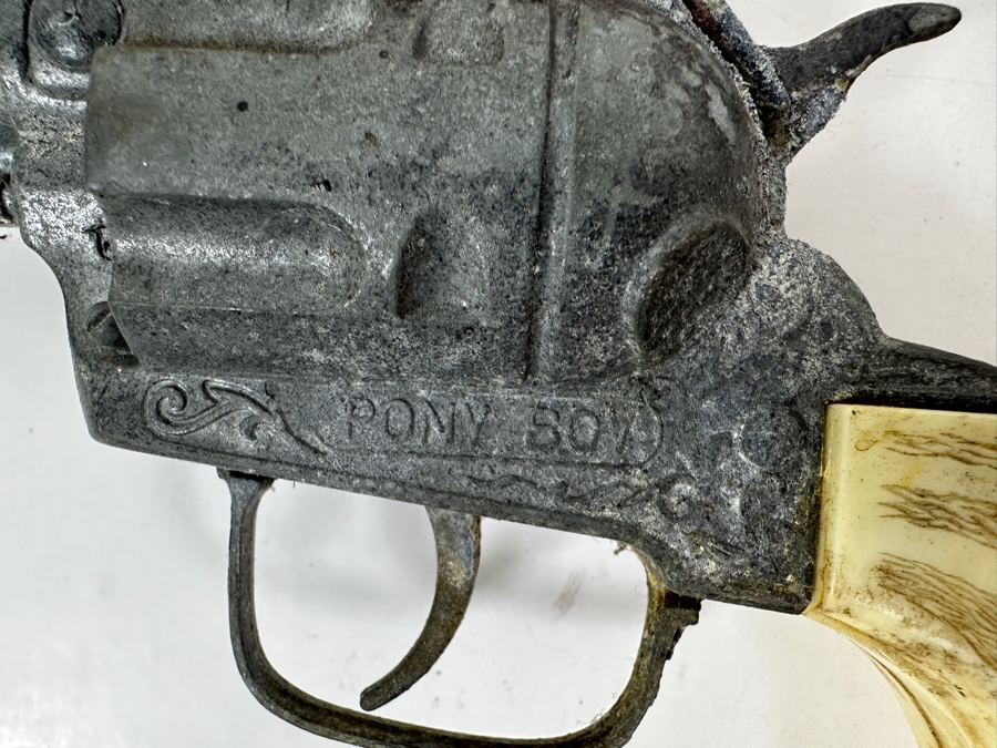 Just Added - Pair Of Toy Guns (One Marked Pony Boy) With Holsters [Photo 3]