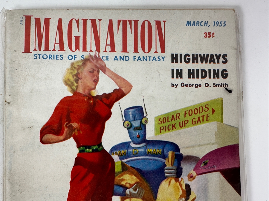 Just Added - (4) Vintage 1955 Imagination Stories Of Science And Fantasy Digests [Photo 3]