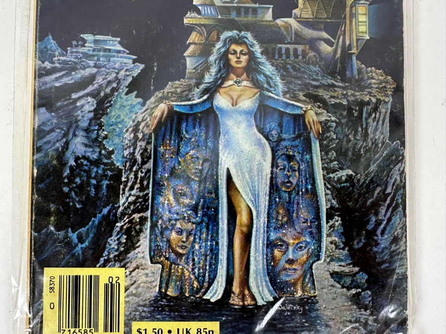 Just Added - Vintage 1981 The Magazine Of Fantasy & Science Fiction Featuring Stories By Stephen King & Isaac Asimov “The Oracle And The Mountains”  [Photo 3]