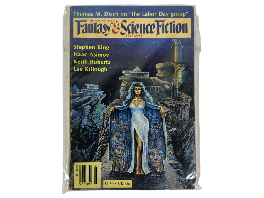 Just Added - Vintage 1981 The Magazine Of Fantasy & Science Fiction Featuring Stories By Stephen King & Isaac Asimov “The Oracle And The Mountains” 