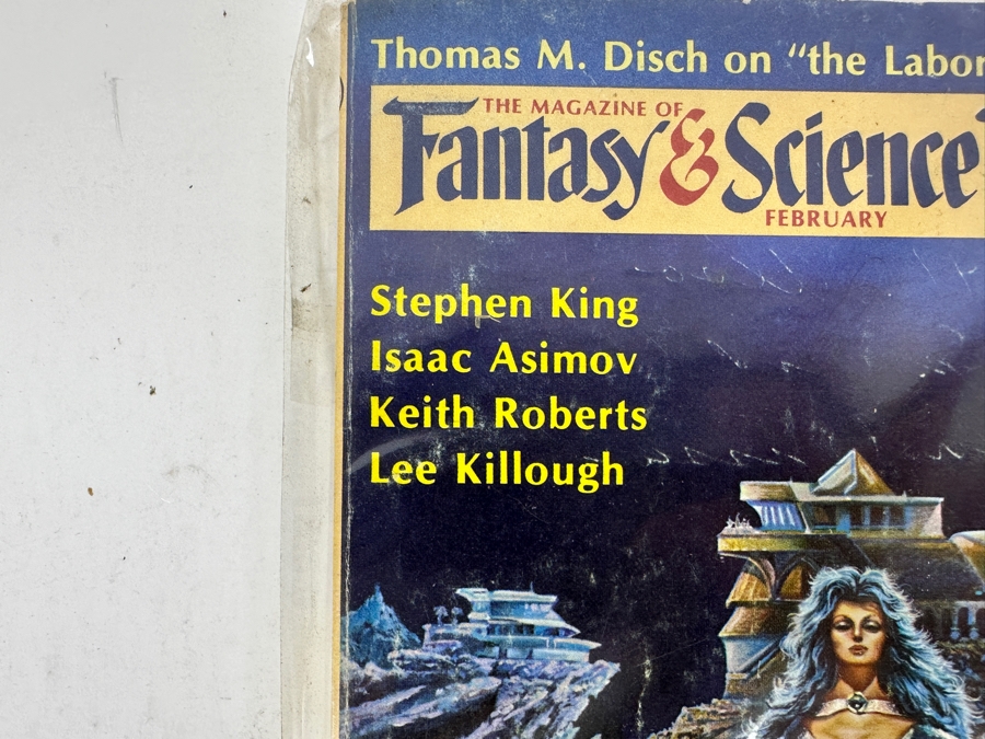 Just Added - Vintage 1981 The Magazine Of Fantasy & Science Fiction Featuring Stories By Stephen King & Isaac Asimov “The Oracle And The Mountains”  [Photo 2]