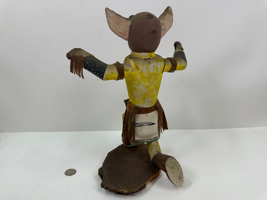 Just Added - Vintage Native American Hand Painted Wooden Kachina Doll 13.5H [Photo 9]