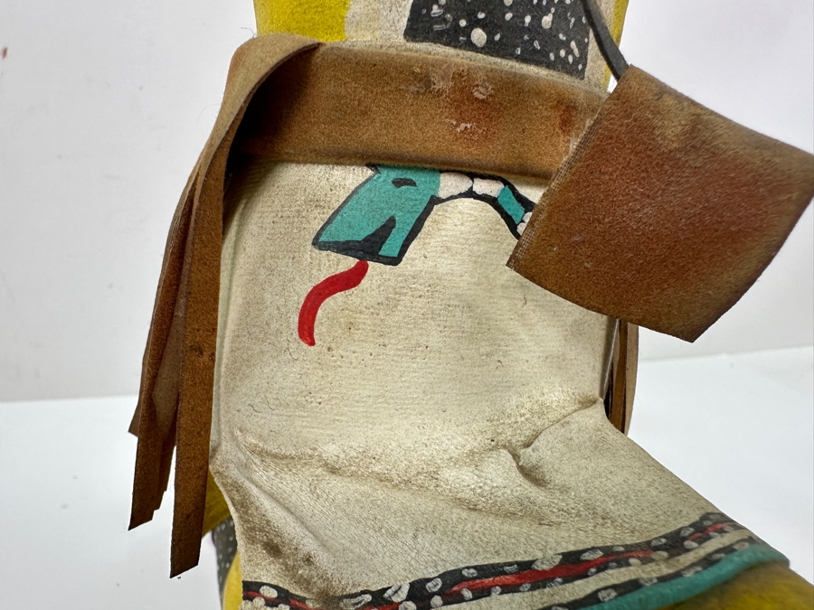 Just Added - Vintage Native American Hand Painted Wooden Kachina Doll 13.5H [Photo 12]