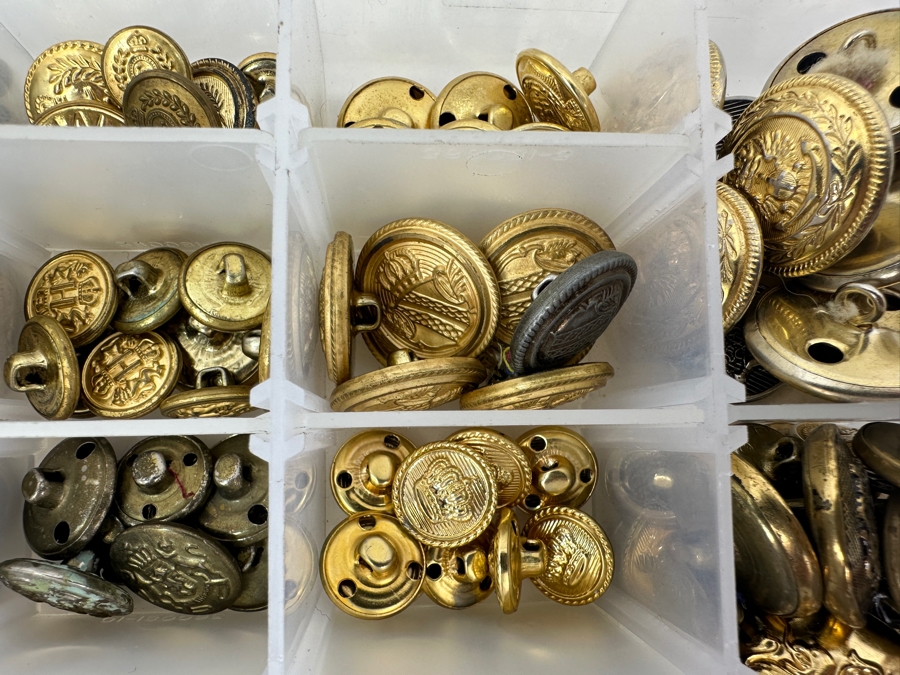 Just Added - Collection Of Various Buttons Including Military Buttons [Photo 12]