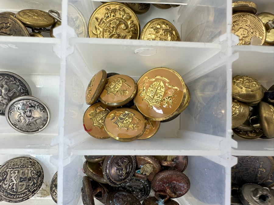 Just Added - Collection Of Various Buttons Including Military Buttons [Photo 2]