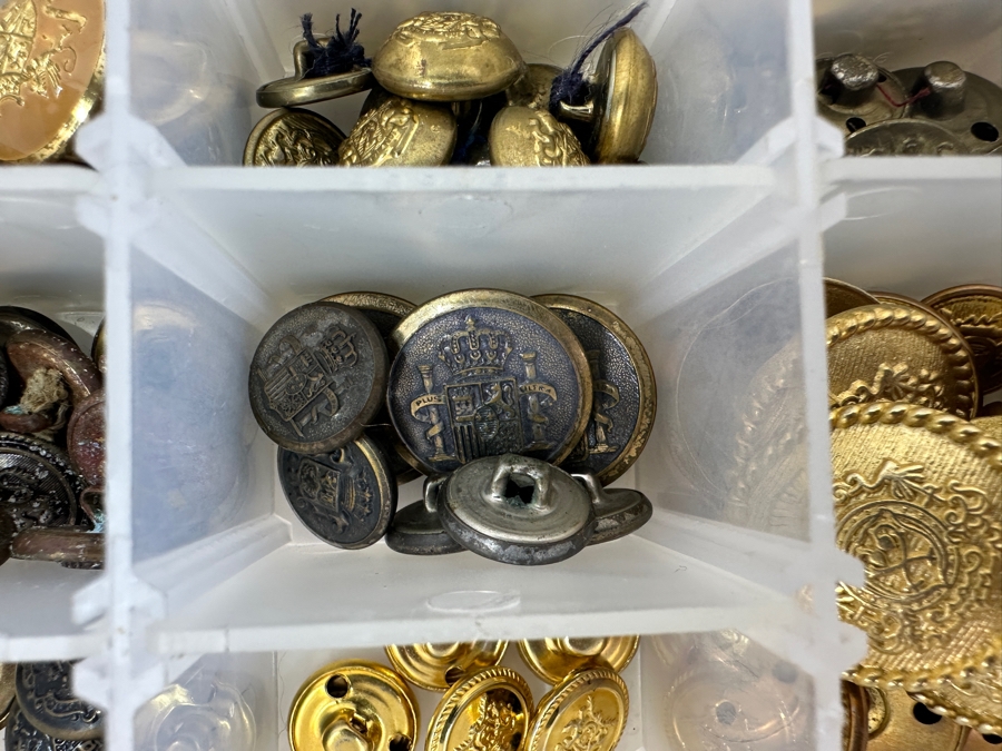 Just Added - Collection Of Various Buttons Including Military Buttons [Photo 5]