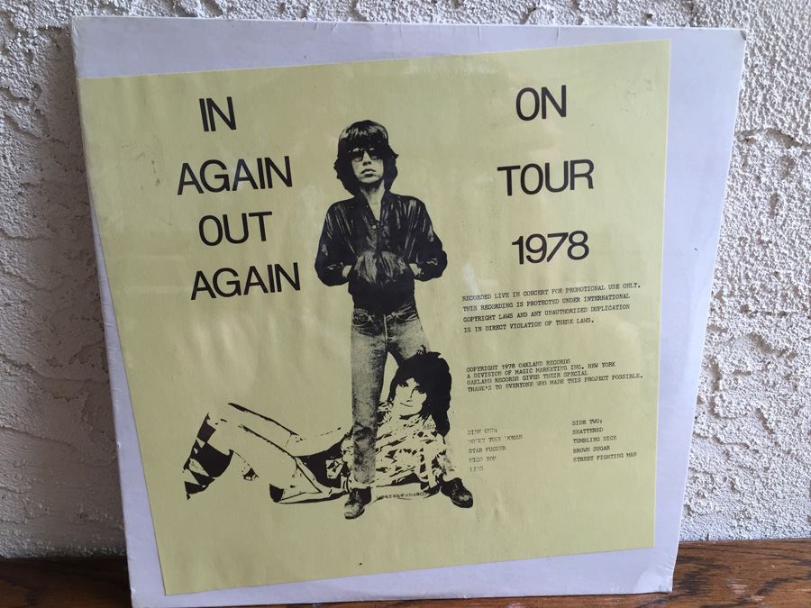 Rolling Stones, The ‎- Live: In Again - Out Again (On Tour 1978) - Oakland Records ‎- 1979 - SEALED