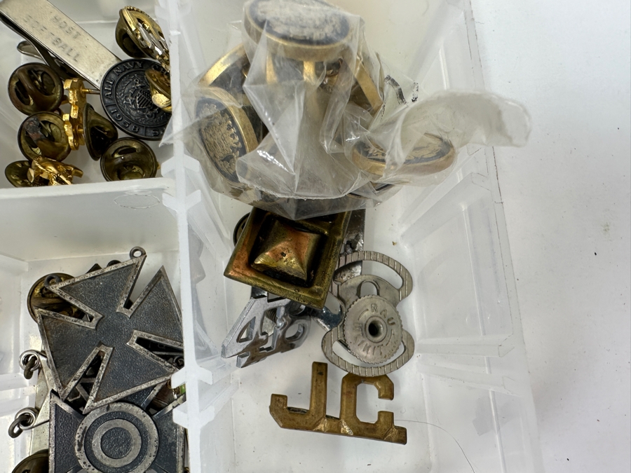 Just Added - Collection Of Various Military Pins & Tie Clips [Photo 17]