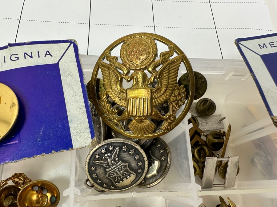 Just Added - Collection Of Various Military Pins & Tie Clips [Photo 9]