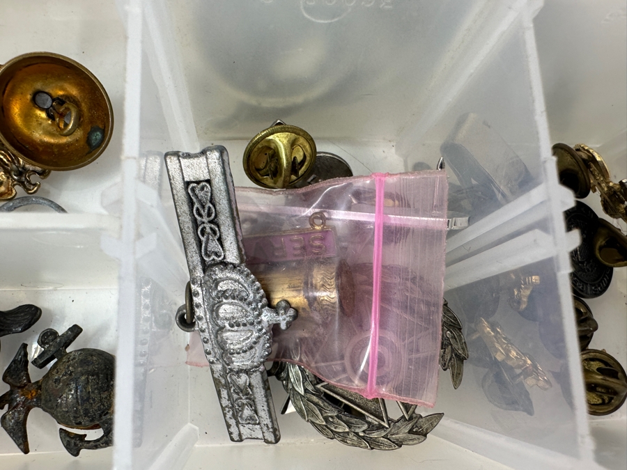 Just Added - Collection Of Various Military Pins & Tie Clips [Photo 10]