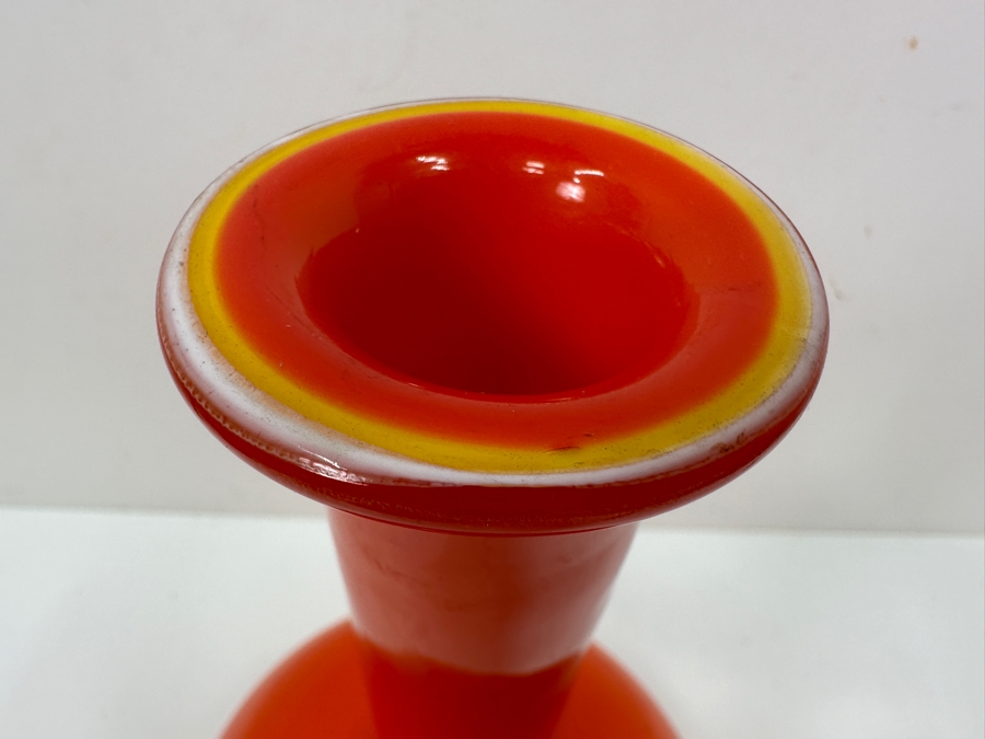Just Added - Gulvase Danish Vase with Stopper designed by Otto Brauer for Holmegaard 6.5'W x 15.5'H [Photo 3]