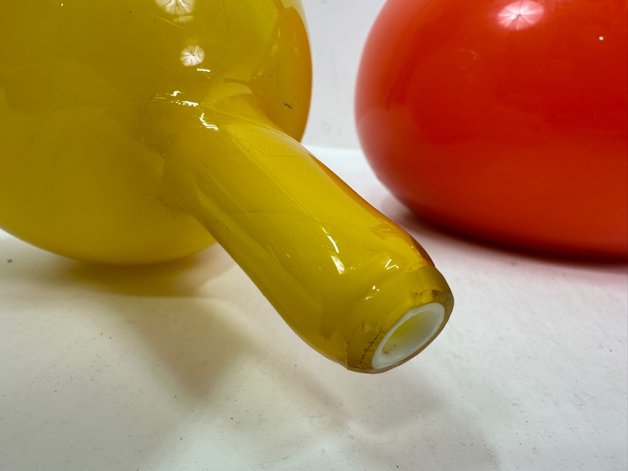 Just Added - Gulvase Danish Vase with Stopper designed by Otto Brauer for Holmegaard 6.5'W x 15.5'H [Photo 4]