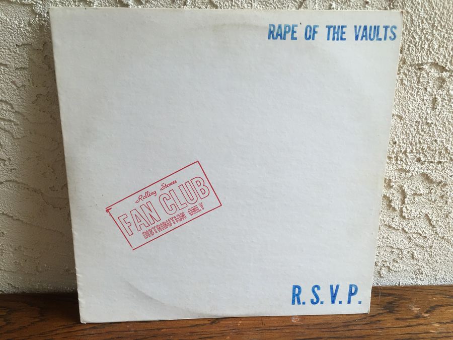 Rolling Stones, The - Rape Of The Vaults - R.S.V.P. - Clear Vinyl - Rolling Stones Fan Club Distribution Only