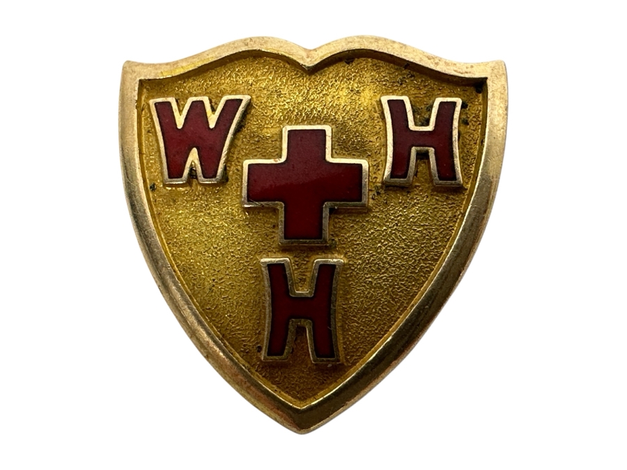 Just Added - 10K Gold Nurse's Pin from The Women's Hospital 2.7g