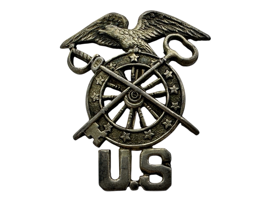 Just Added - Sterling Silver U.S. Army Quartermaster Corps Pin 2.6g
