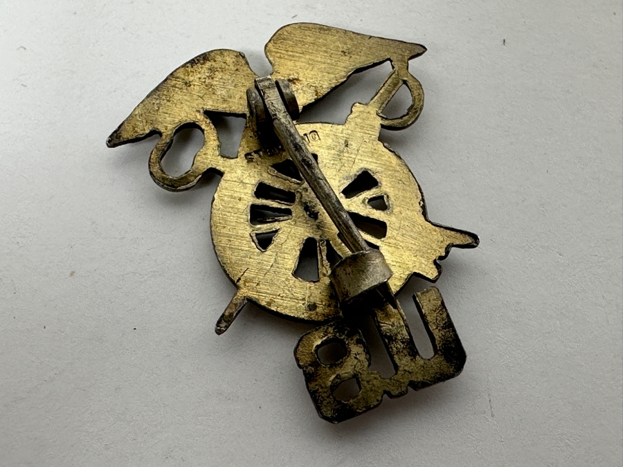 Just Added - Sterling Silver U.S. Army Quartermaster Corps Pin 2.6g [Photo 2]