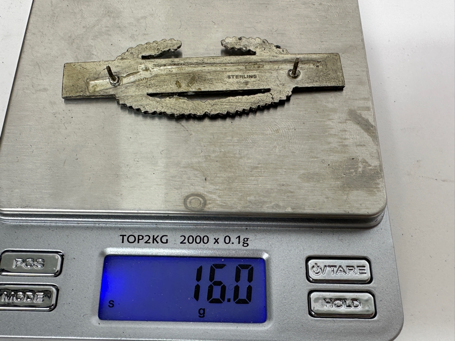 Just Added - Sterling Silver U.S. Army Combat Infantryman Badge 16g [Photo 3]