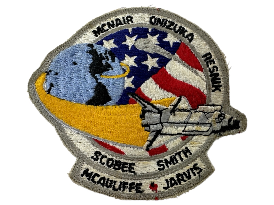 Just Added - Space Shuttle Challenger's STS-51L Mission Patch with Names of all 7 Crewmembers