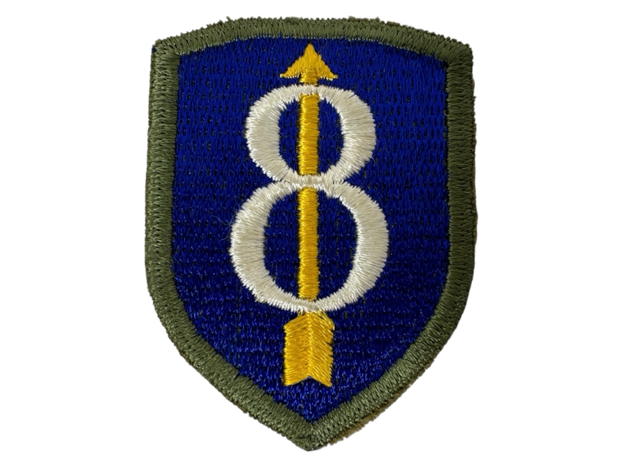 Just Added - WWII U.S. Army's 8th Infantry 'Golden Arrow' Division Patch