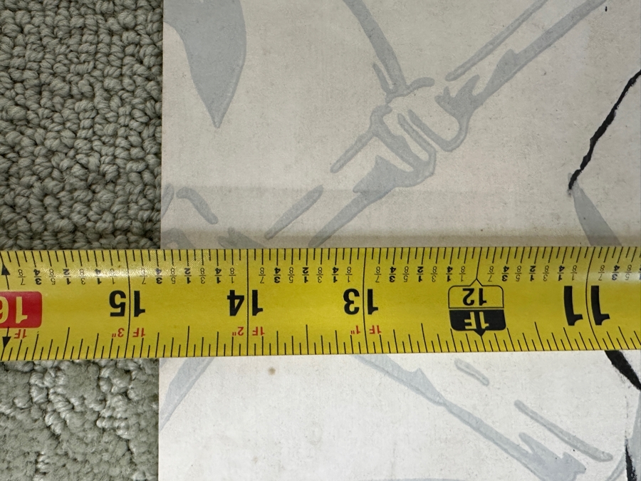 Just Added - Mixed Media Pop Art Of Actress Audrey Hepburn On Emperor’s Garden Bamboo Wallpaper Pencil Signed R. Christensen 2015 14.75 X 19 [Photo 7]