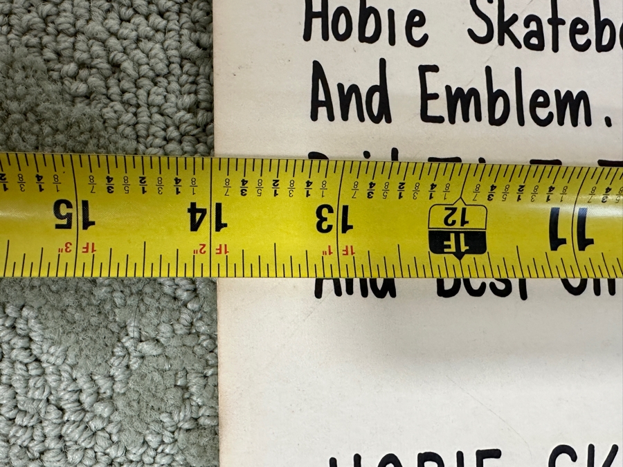 Just Added - Original 1966 Hobieboard Hobie Skateboard Regional Competition Poster 14 X 22 [Photo 5]