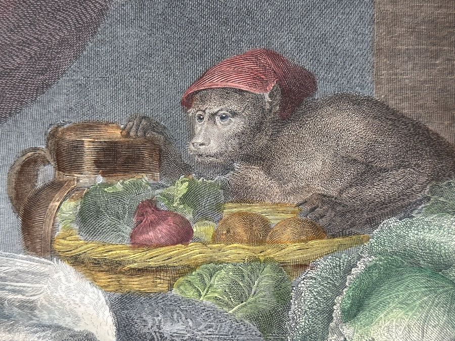 Just Added - Antique 1800s William Dean Taylor Engraving After A Painting By George Lance Titled “Red-Cap” 13 X 10 [Photo 6]