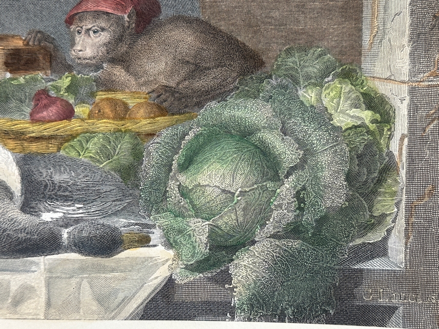 Just Added - Antique 1800s William Dean Taylor Engraving After A Painting By George Lance Titled “Red-Cap” 13 X 10 [Photo 5]