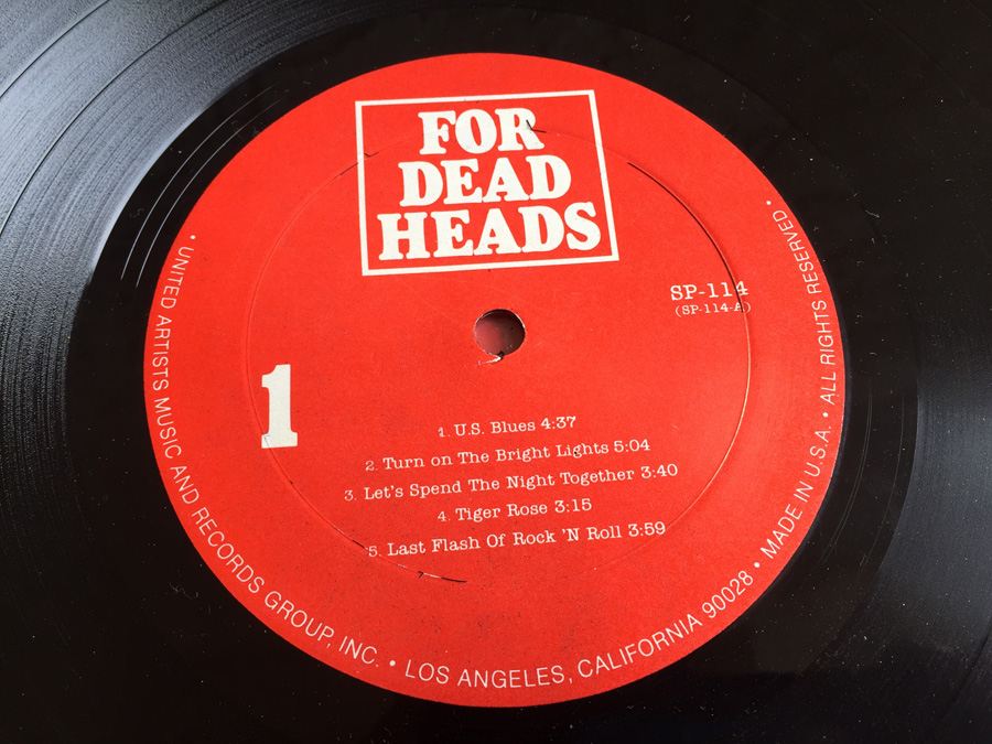 Grateful Dead, The ‎- For Dead Heads - United Artists Records ‎- SP-114 - PROMO - Compilation [Photo 6]