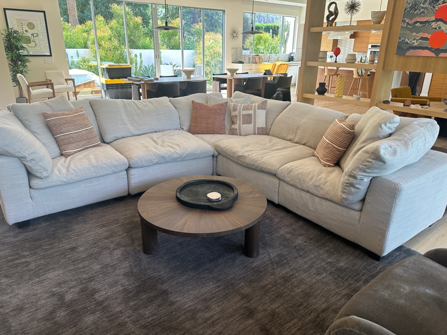 Restoration Hardware Sectional Sofa 120” X 118” X 39”D [Photo 3]