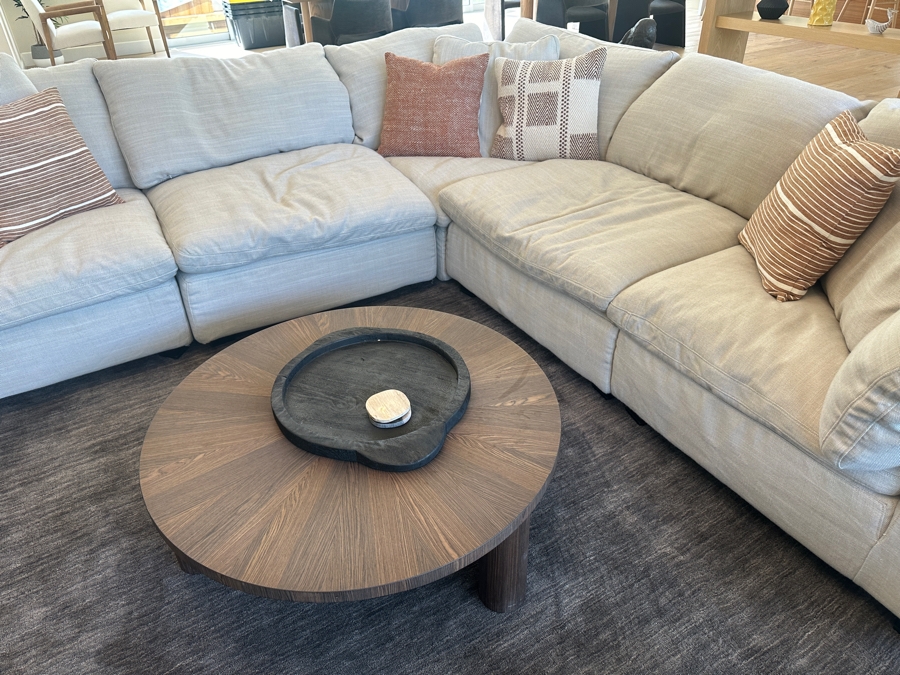 Restoration Hardware Sectional Sofa 120” X 118” X 39”D [Photo 2]